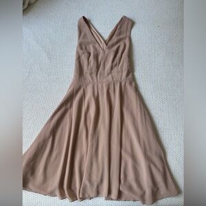 Ezra Tan V-Neck Midi Dress